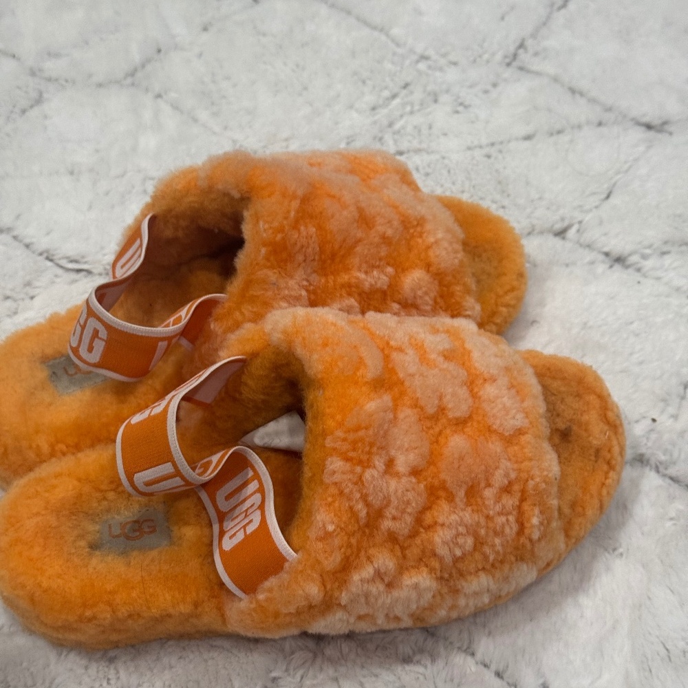 UGG Fluff Yeah Slide Orange  1098494K-VNGH Grade-School